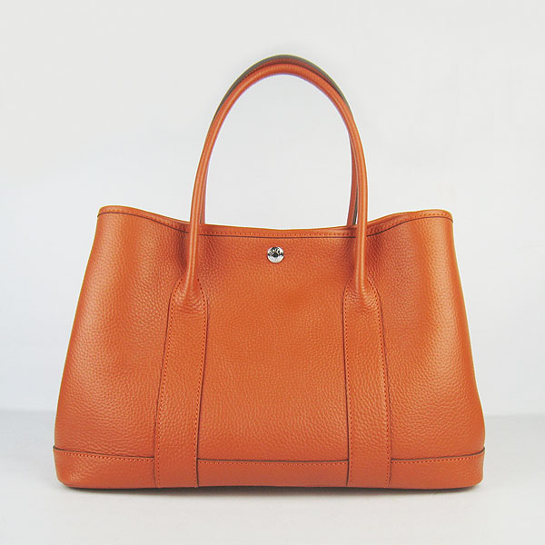 7A Hermes Garden Party Bag Orange H2805 Replica